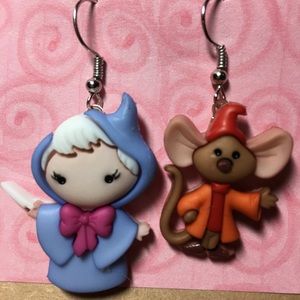 Fairy Godmother with mouse earrings